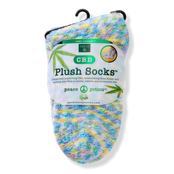 Earth Therapeutics CBD Plush Socks - Picture 1 of 8